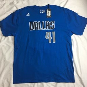 NBA Dallas Mavericks Dirk Nowitzki #41 Blue